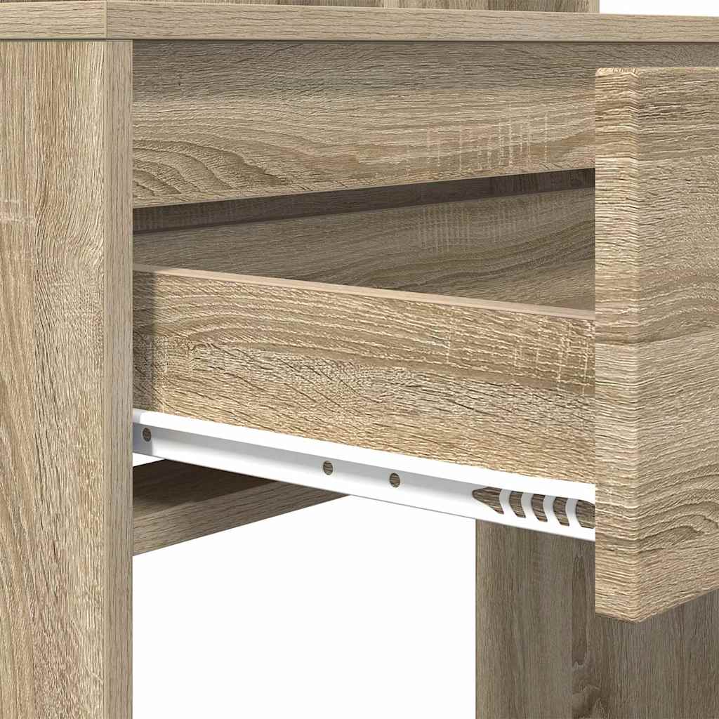 Soverom sminkebord Sonoma eik 80 x 39,6 x 135 cm Konstruert tre