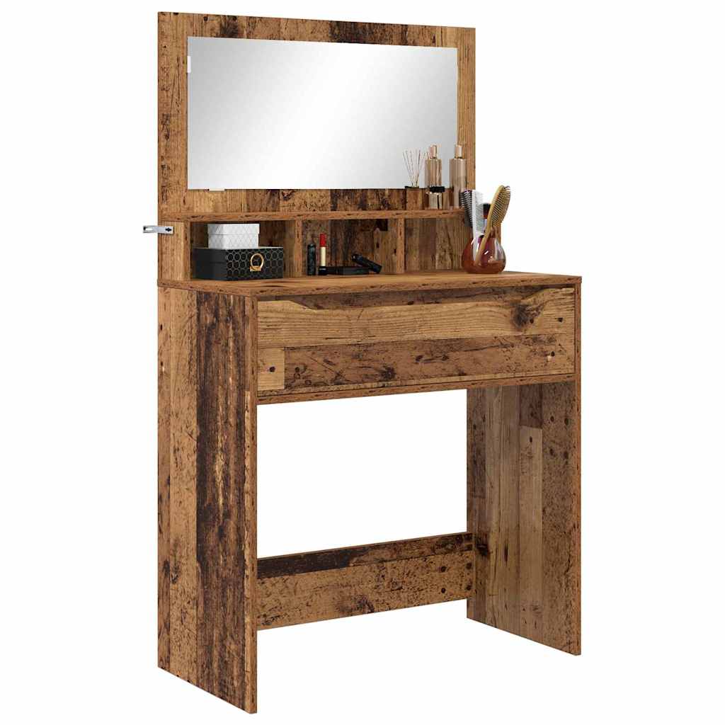 Soverom sminkebord Gamle tre 80 x 39,6 x 135 cm Konstruert tre