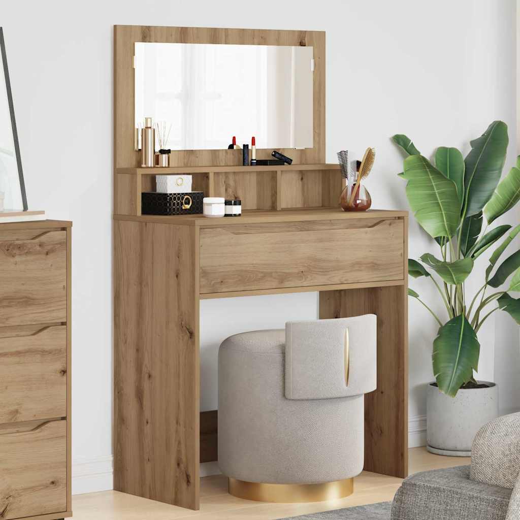 Soverom sminkebord med skuff Artisan Eik 80 x 39,6 x 135 cm