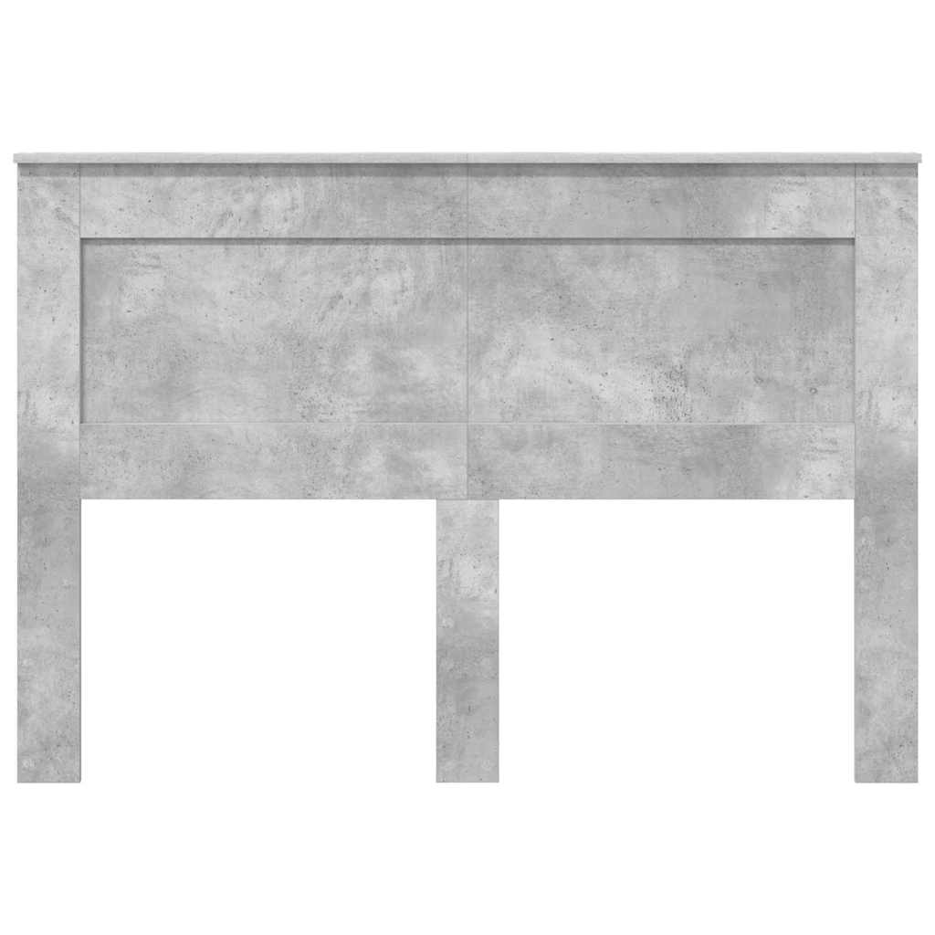 Hodegavl med hodegjerde Betonggrå 150 cm Konstruert tre