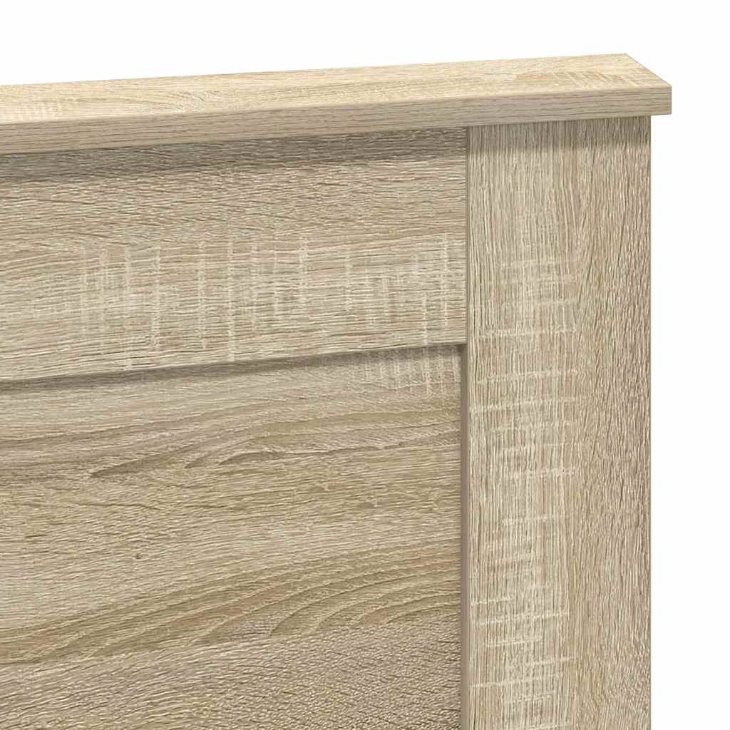 Hodegavl med hodegjerde Sonoma eik 120 cm Konstruert tre