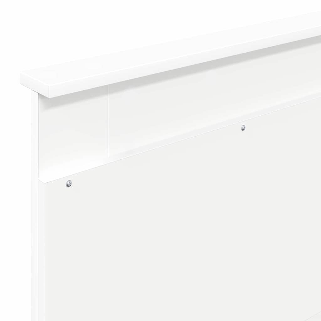 Hodegavl med hodegjerde Hvit 80 cm Konstruert tre