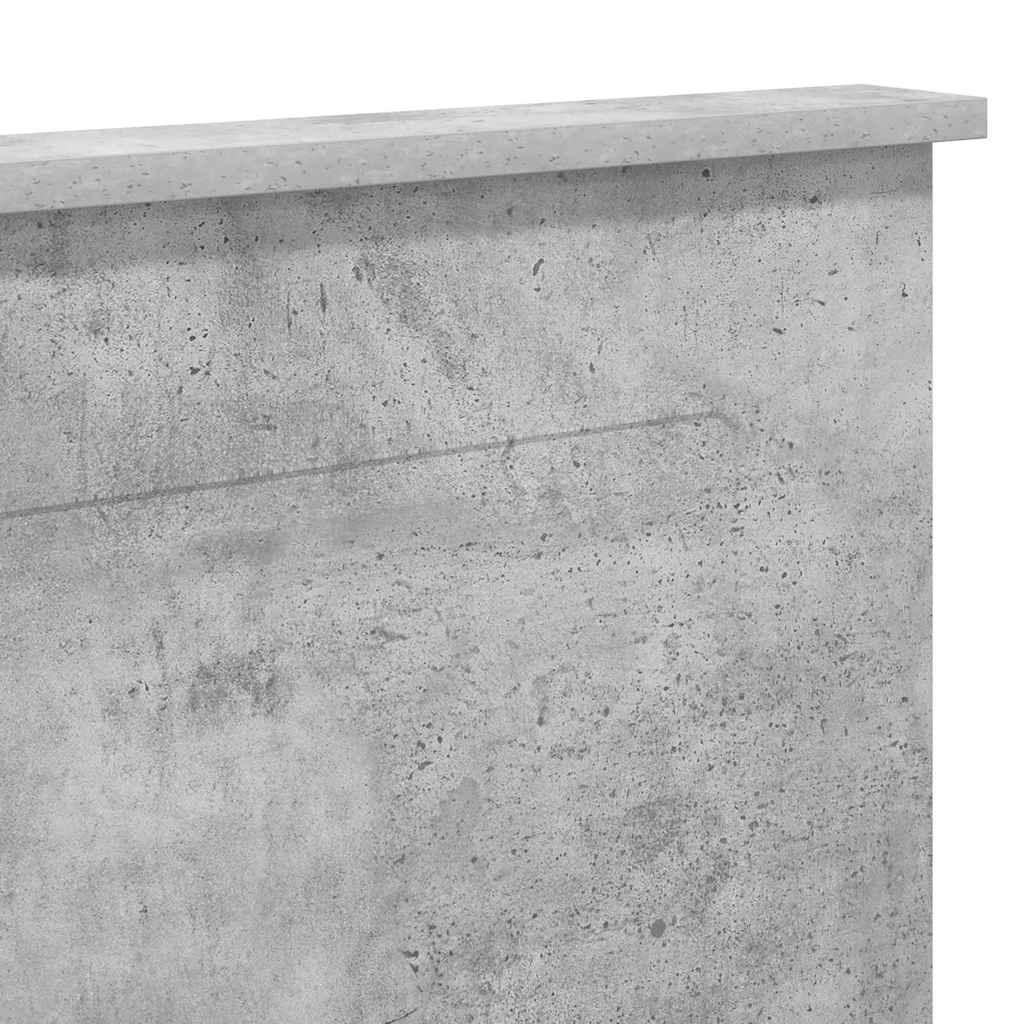 Hodegavl BetongGrå 100 cm Konstruert tre