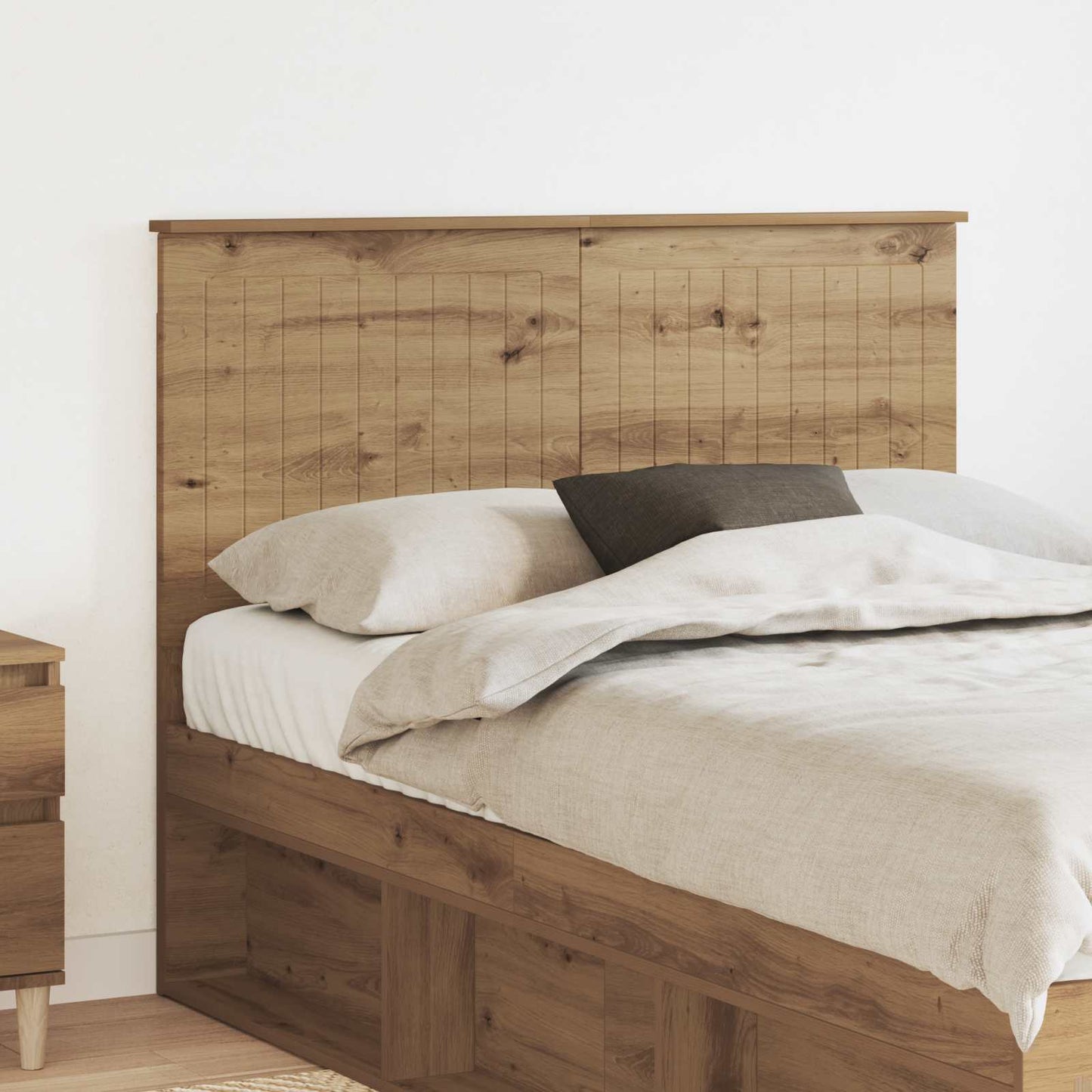 Hodegavl med hodegjerde Artisan Eik 135 cm Konstruert tre