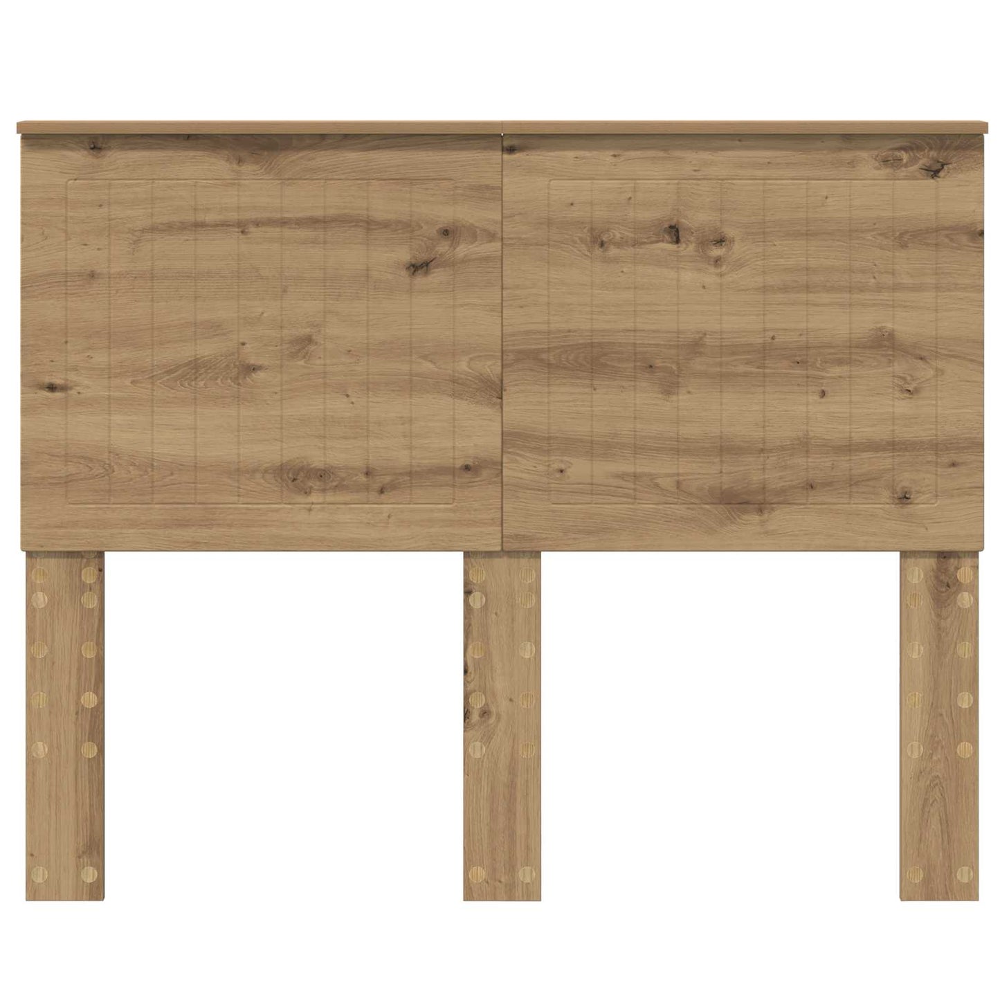 Hodegavl med hodegjerde Artisan Eik 135 cm Konstruert tre