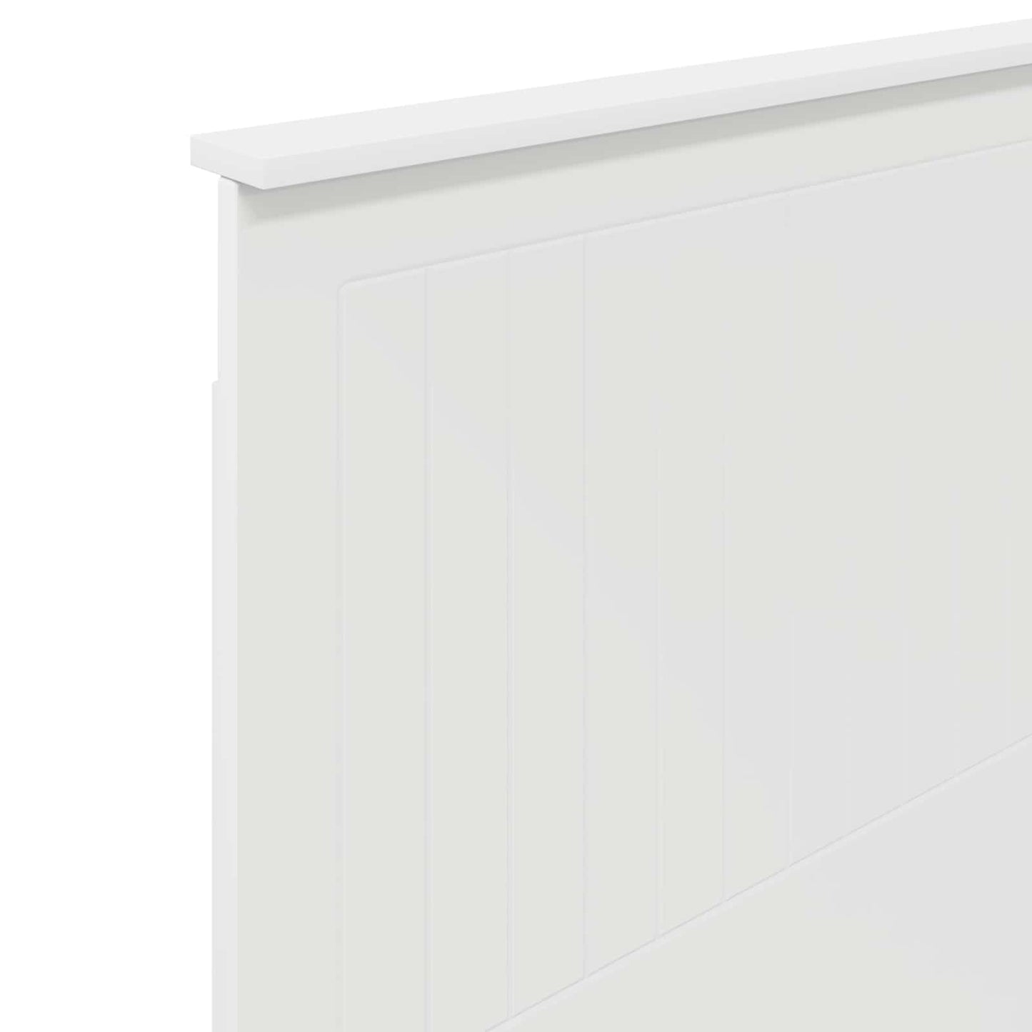 Hodegavl med hodegjerde Hvit 90 cm Konstruert tre