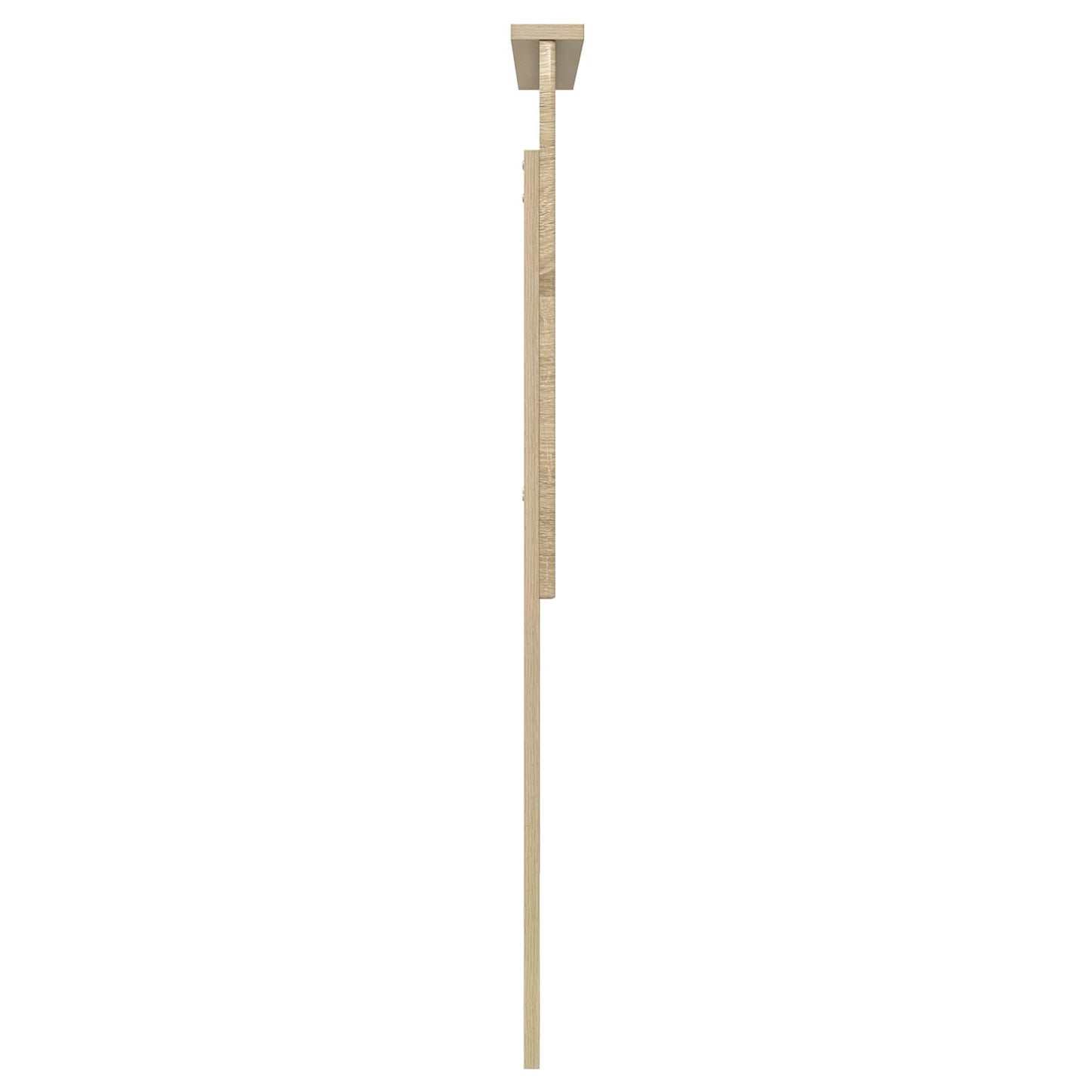 Hodegavl med hodegjerde Sonoma eik 90 cm Konstruert tre