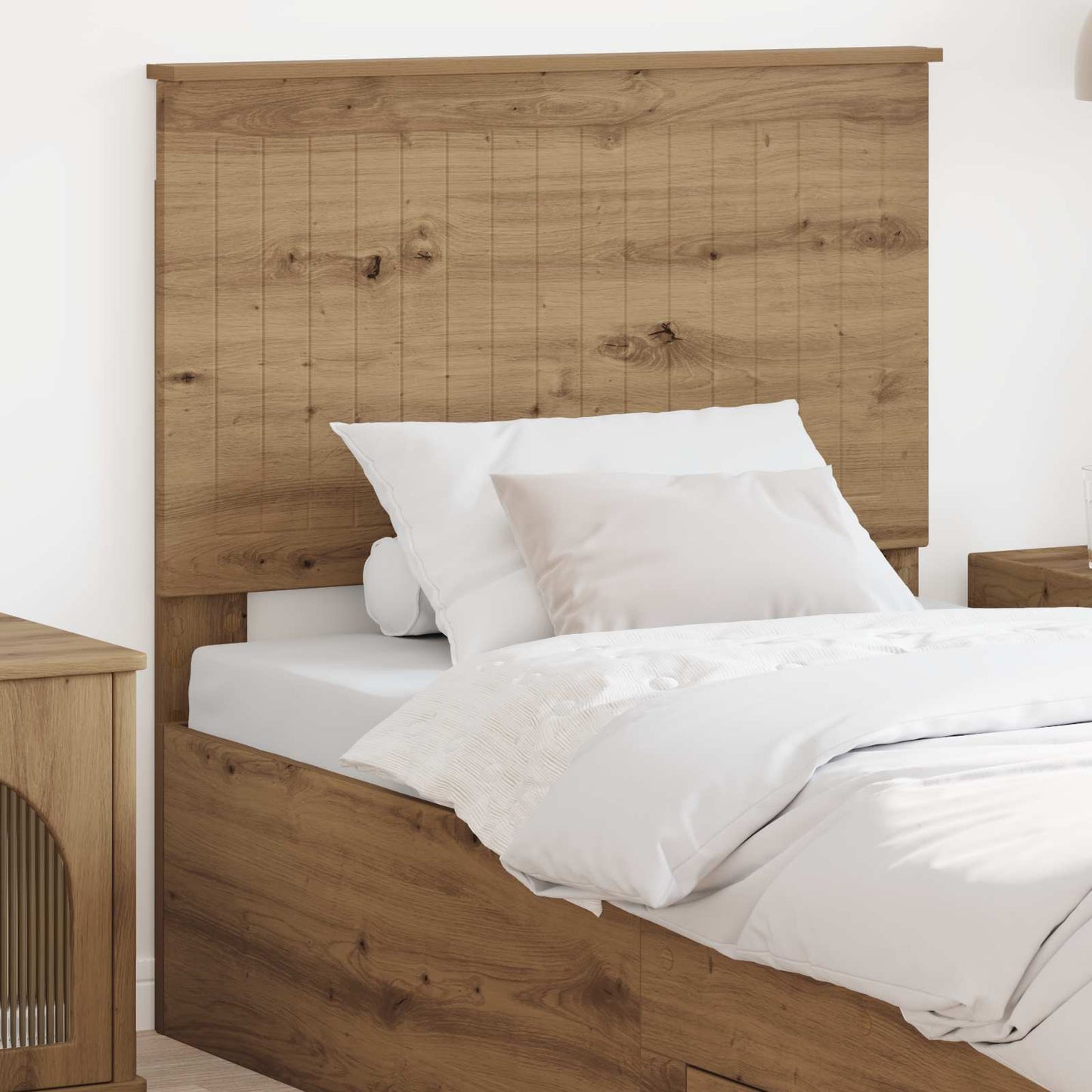 Hodegavl med hodegjerde Artisan Eik 90 cm Konstruert tre