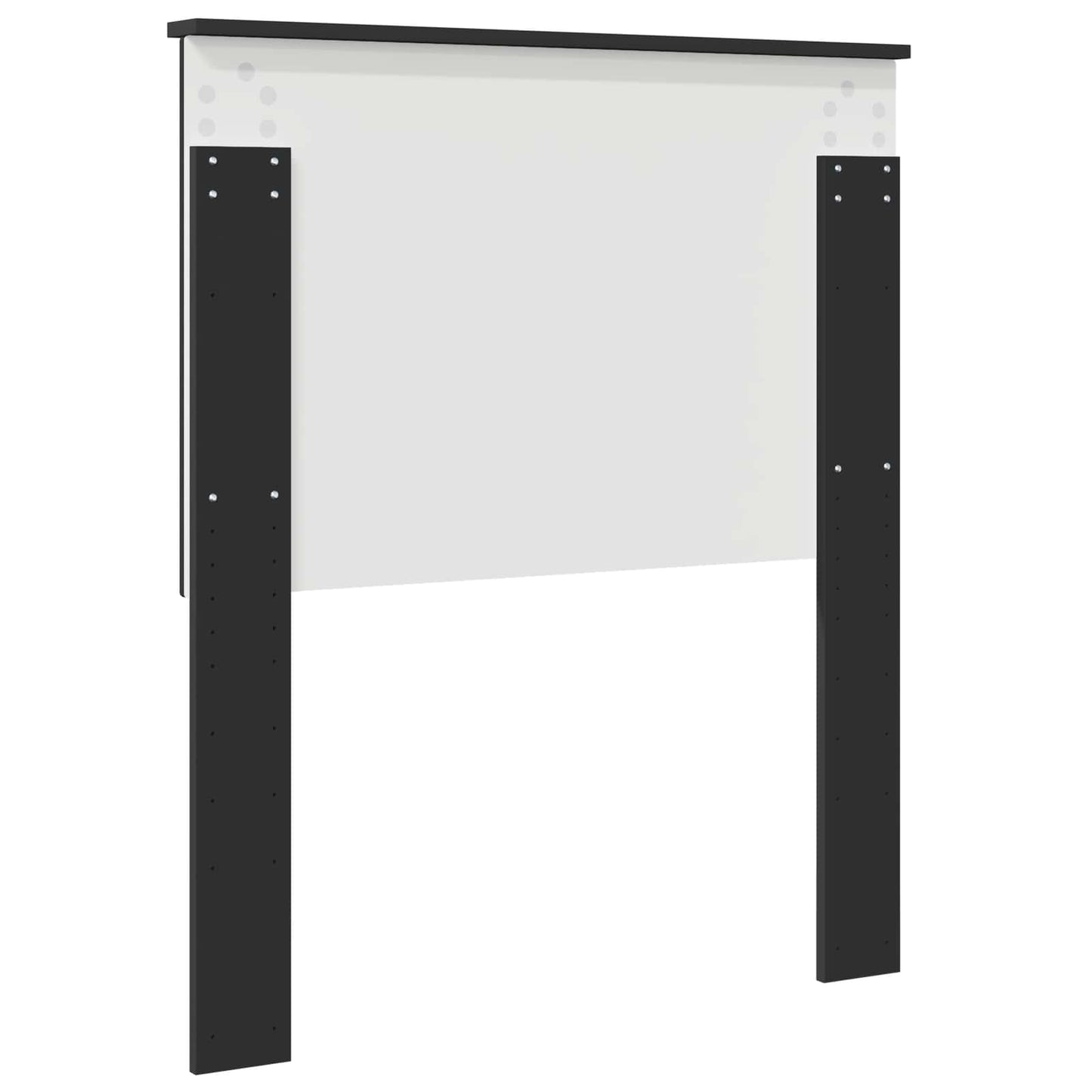 Hodegavl med hodegjerde Svart Eik 80 cm Konstruert tre