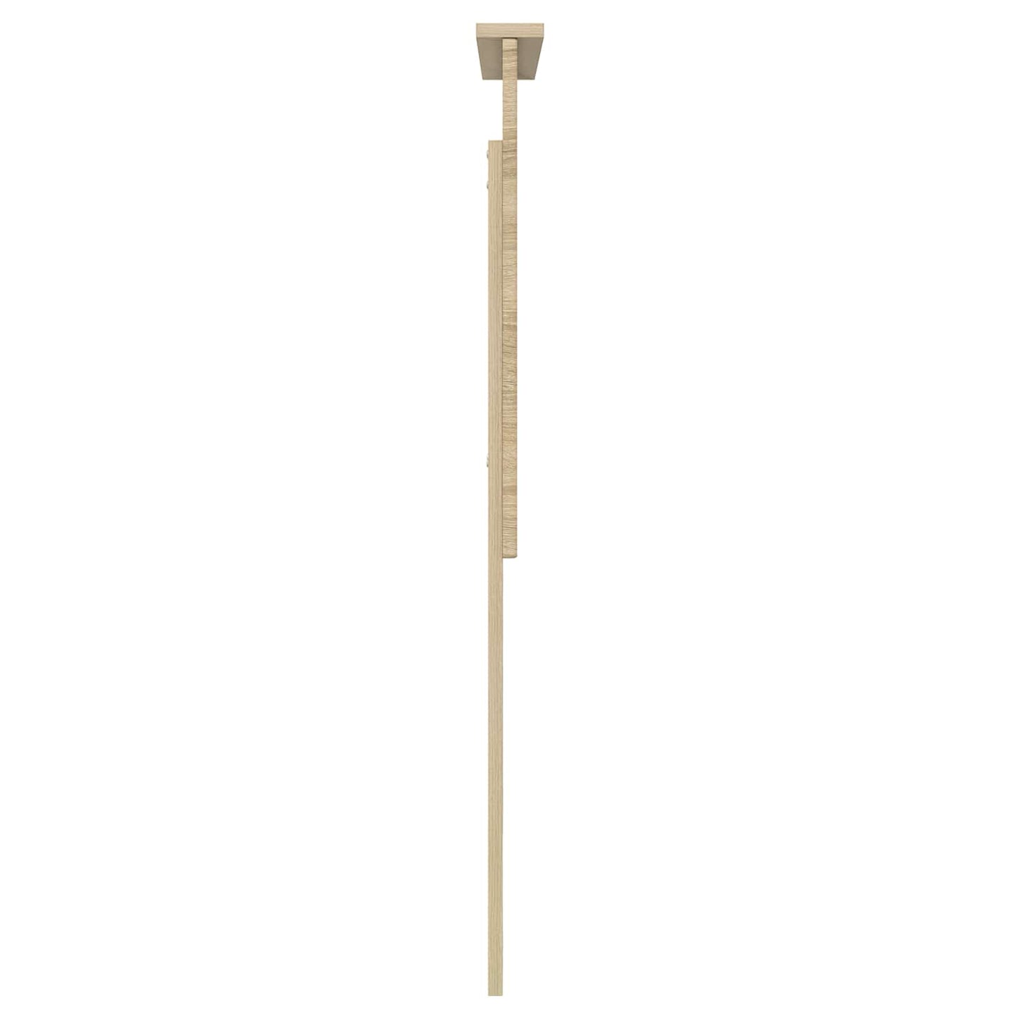 Hodegavl med hodegjerde Sonoma eik 80 cm Konstruert tre