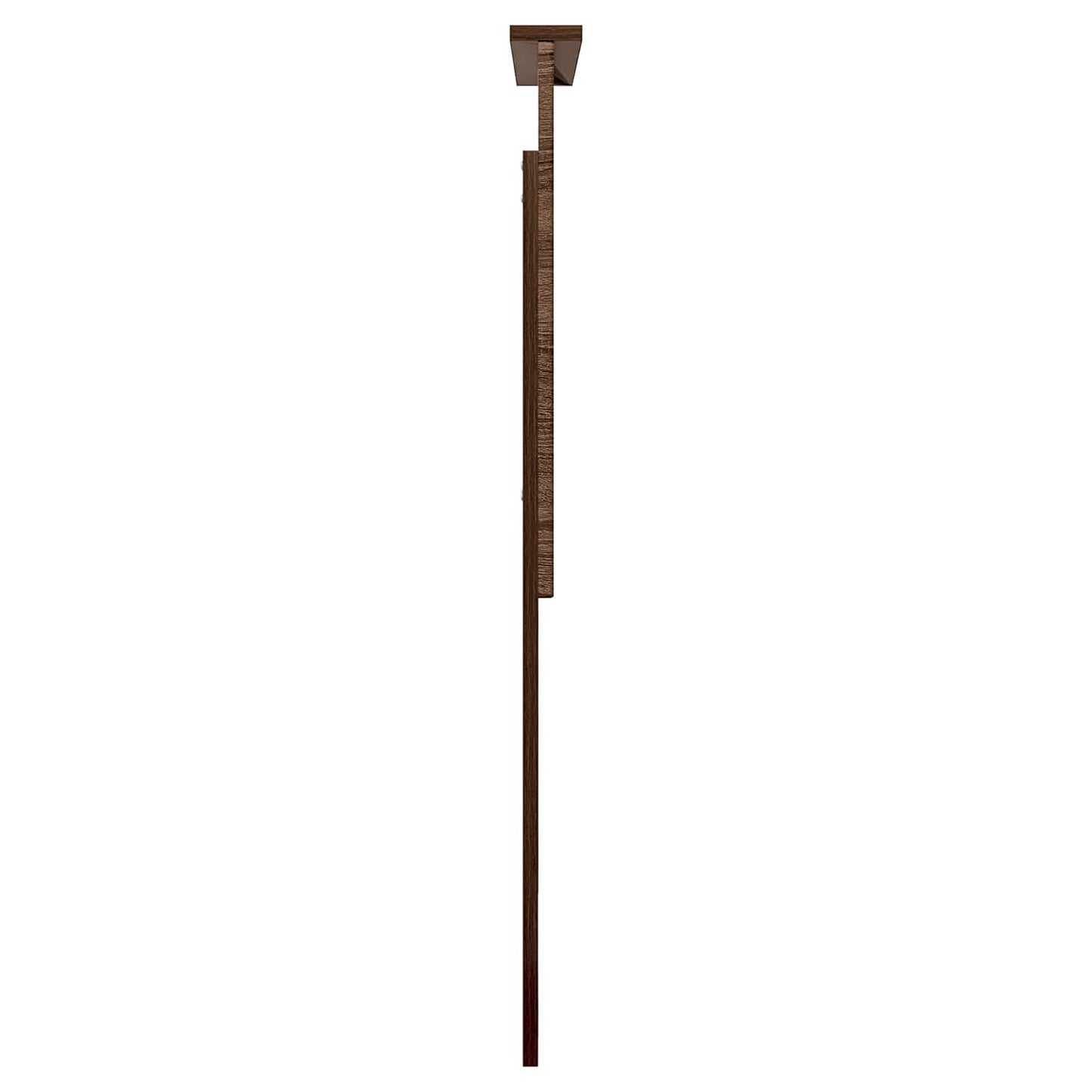 Hodegavl med hodegjerde Brun Eik 80 cm Konstruert tre