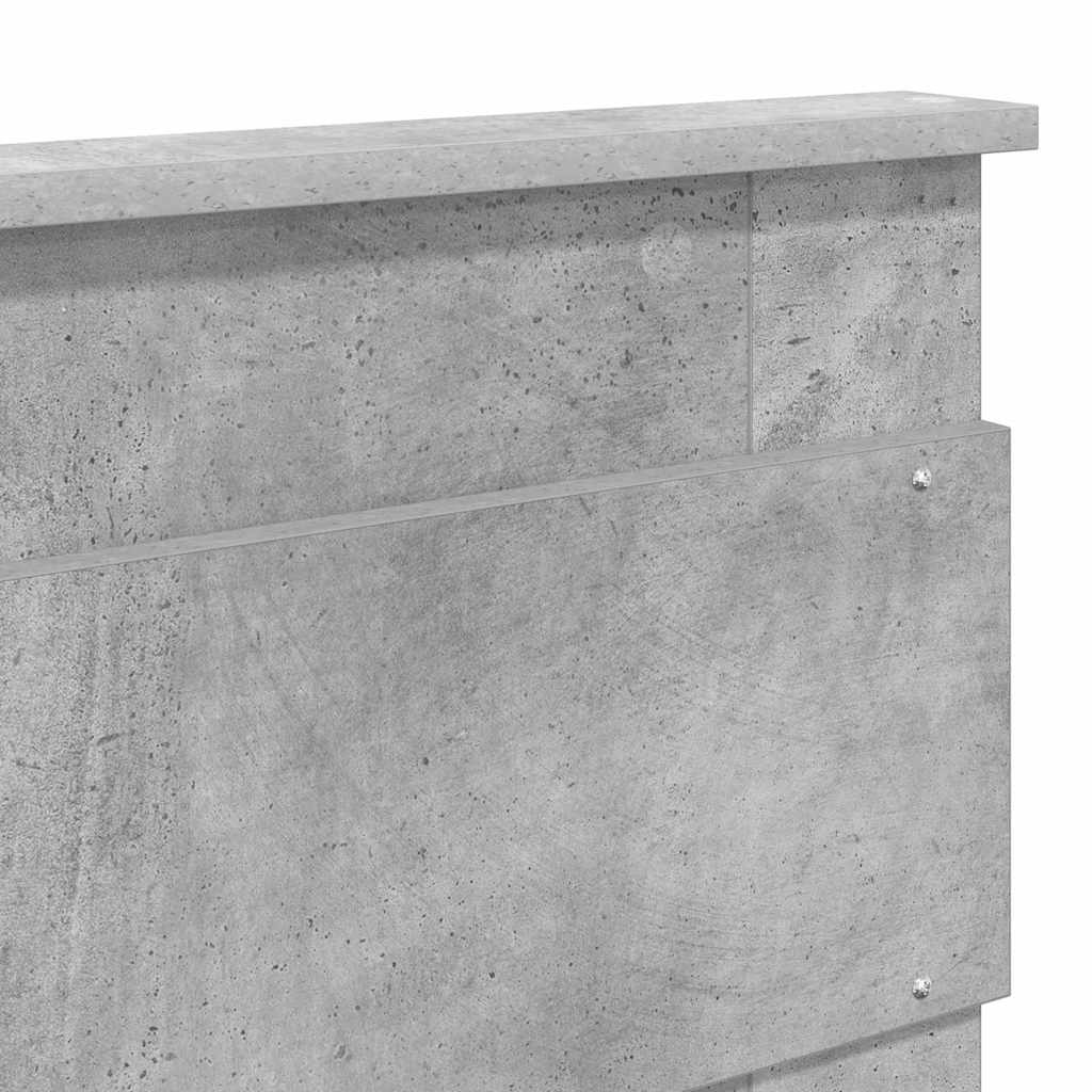 Hodegavl Betonggrå Konstruert tre