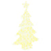 Juletre med 100 LED Varmhvit 120 cm Akryl