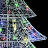 Juletre med 100 LED Flerfarget 120 cm Akryl