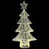 Juletre med 160 LED Varmhvit 150 cm Akryl