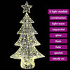 Juletre med 160 LED Varmhvit 150 cm Akryl