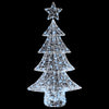 Juletre med 160 LED Kaldhvit 150 cm Akryl