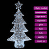 Juletre med 160 LED Kaldhvit 150 cm Akryl