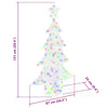 Juletre med 160 LED Flerfarget 150 cm Akryl