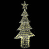 Juletre med 240 LED Varmhvit 180 cm Akryl