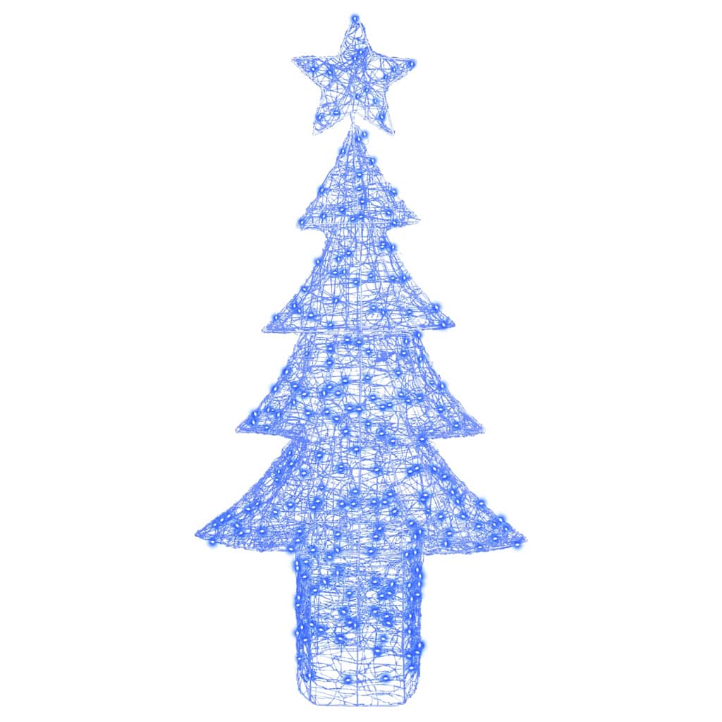 Juletre med 240 LED Blå 180 cm Akryl