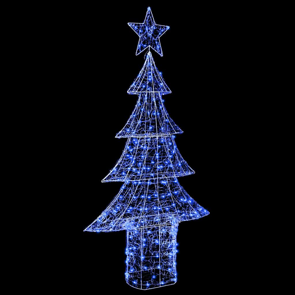 Juletre med 240 LED Blå 180 cm Akryl