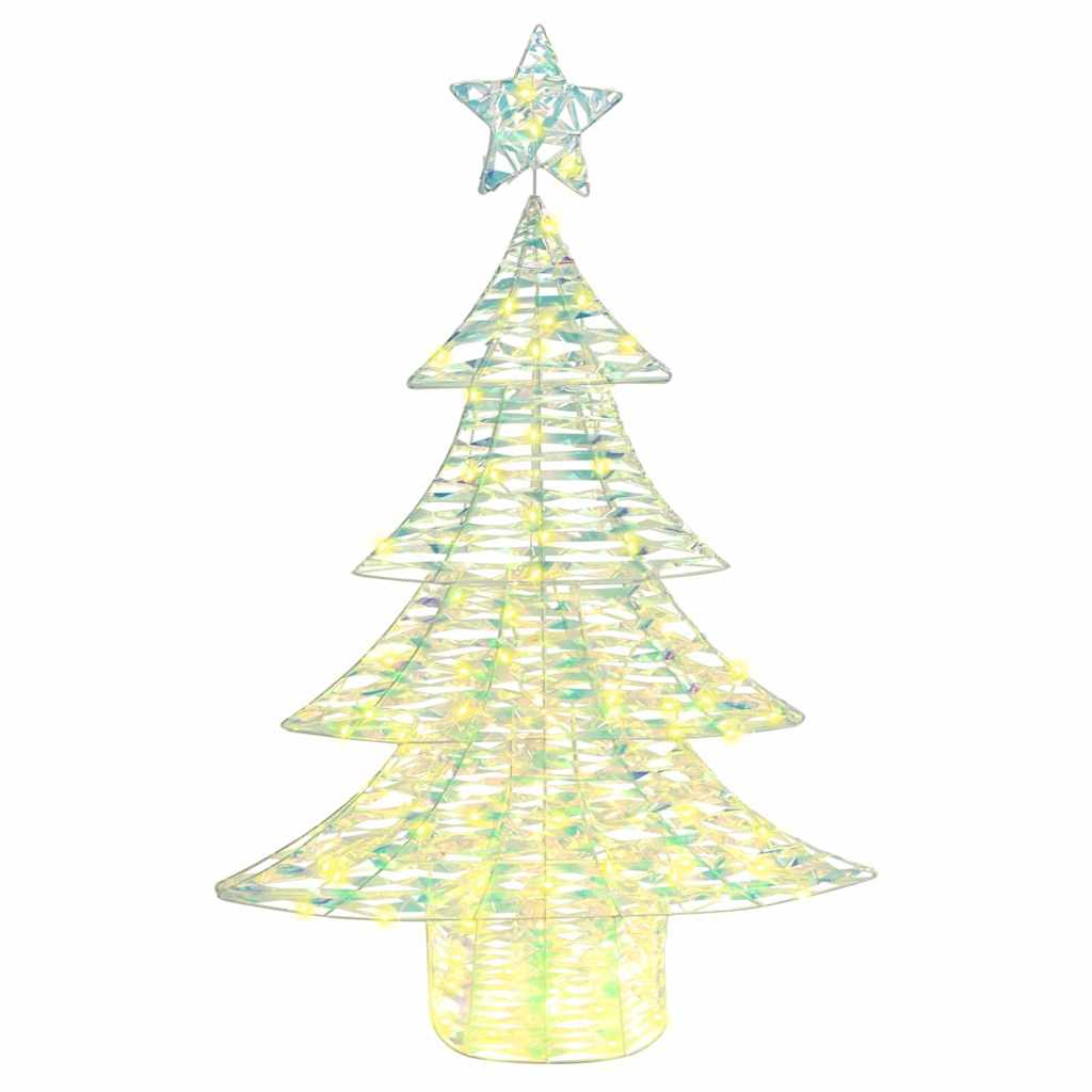 Juletre med 120 LED Varmhvit 120,5 cm PET