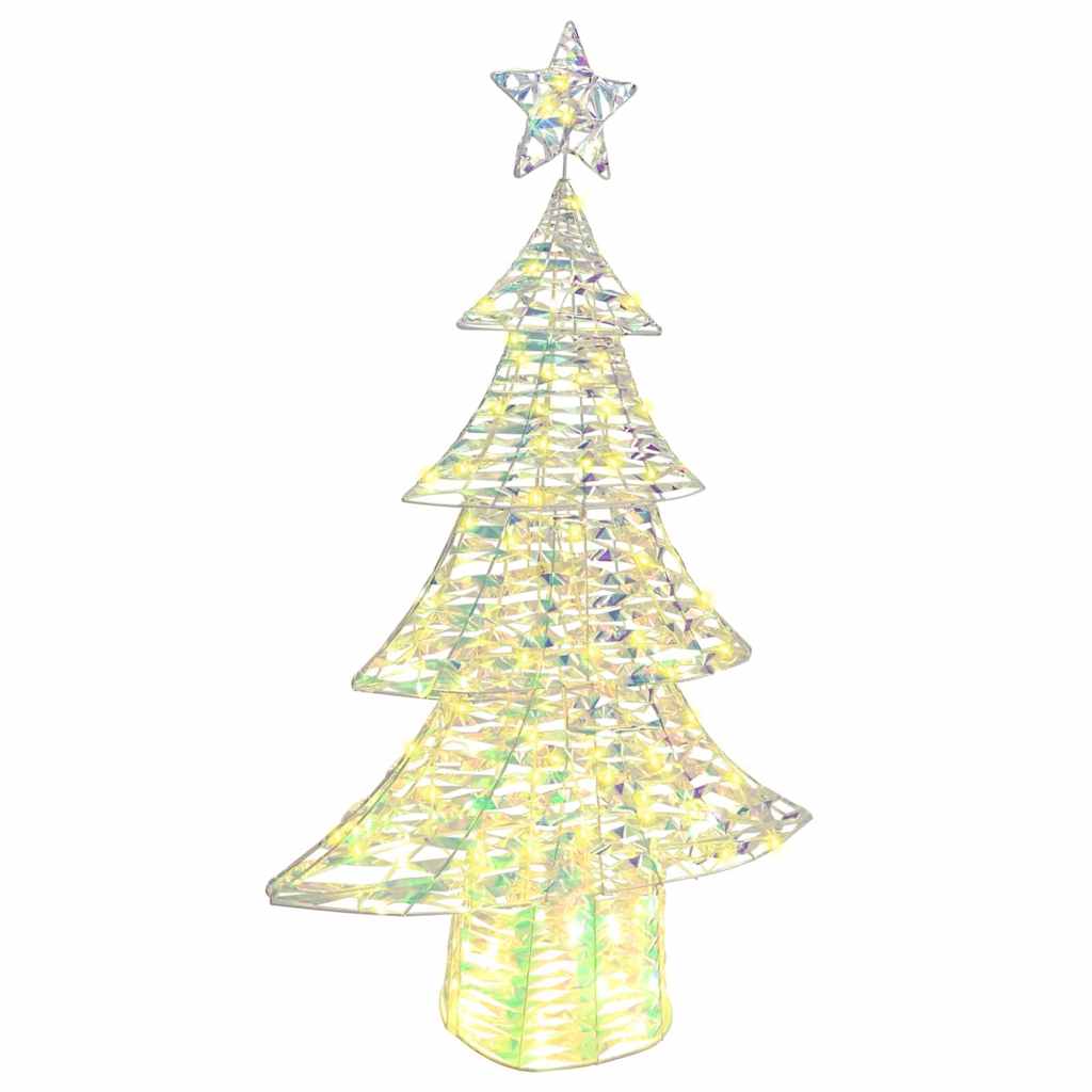 Juletre med 160 LED Varmhvit 150 cm PET