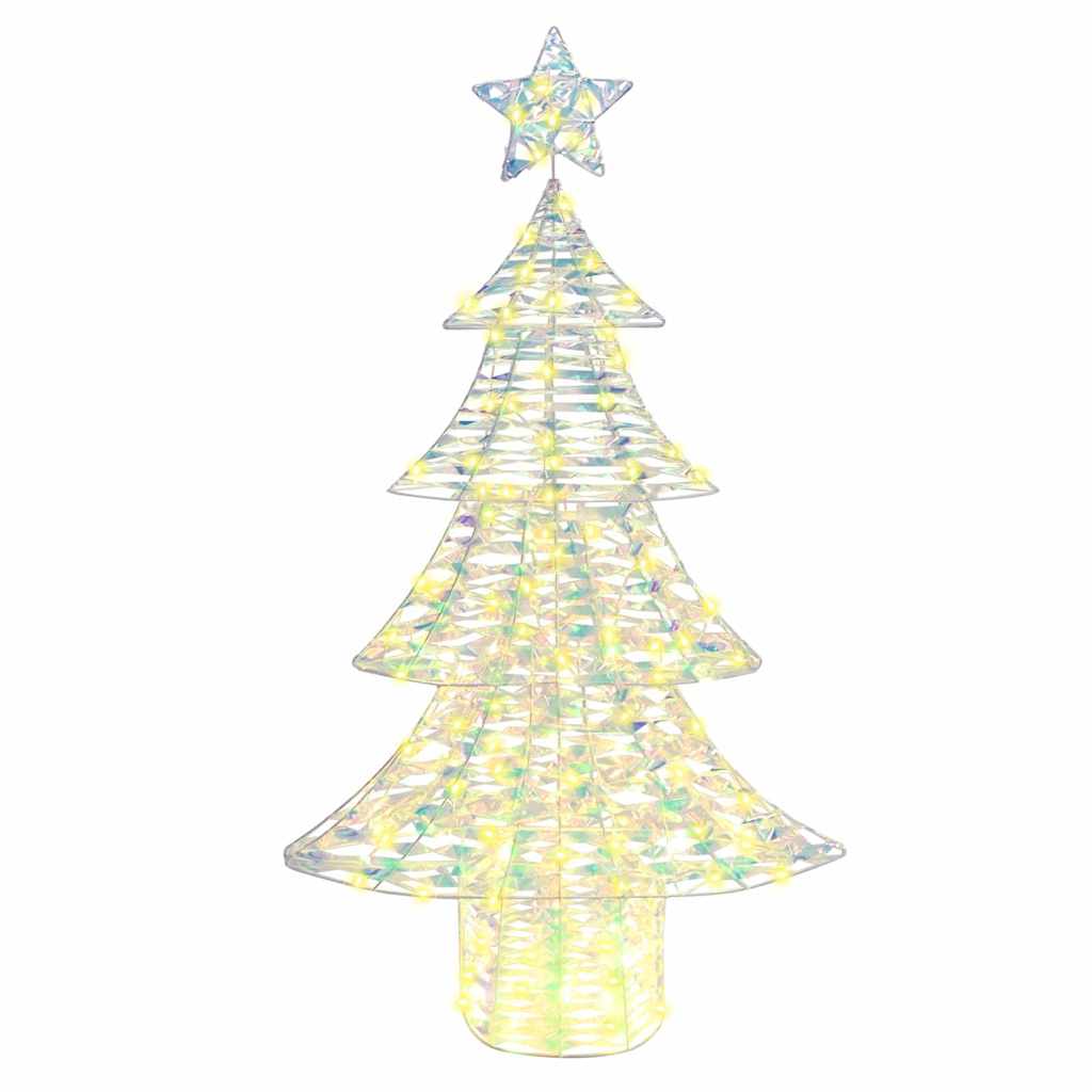 Juletre med 160 LED Varmhvit 150 cm PET