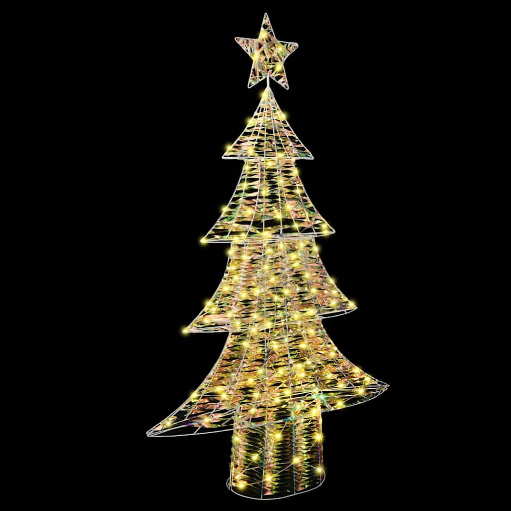 Juletre med 160 LED Varmhvit 150 cm PET