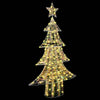 Juletre med 160 LED Varmhvit 150 cm PET