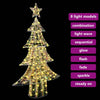 Juletre med 160 LED Varmhvit 150 cm PET