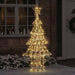 Juletre med 240 LED Varmhvit 181 cm PET
