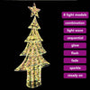 Juletre med 240 LED Varmhvit 180 cm PET