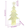 Juletre med 240 LED Varmhvit 180 cm PET