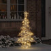 Juletre med 120 LED Varmhvit 120,5 cm PET