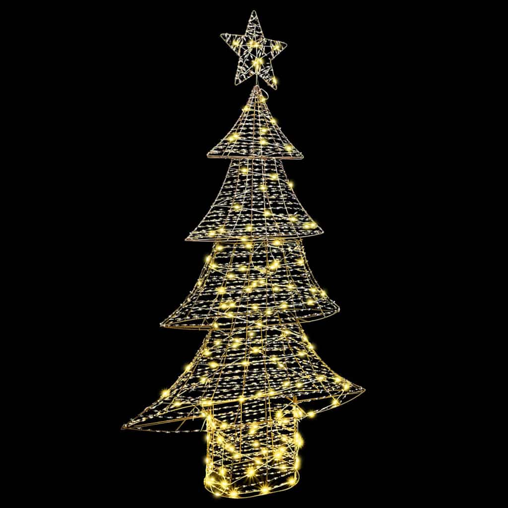 Juletre med 160 LED Varmhvit 150 cm PET