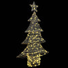 Juletre med 160 LED Varmhvit 150 cm PET