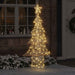 Juletre med 240 LED Varmhvit 181 cm PET