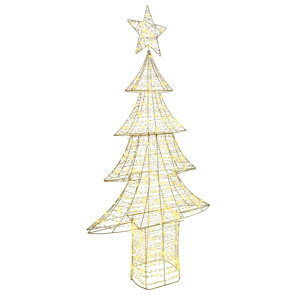 Juletre med 240 LED Varmhvit 181 cm PET