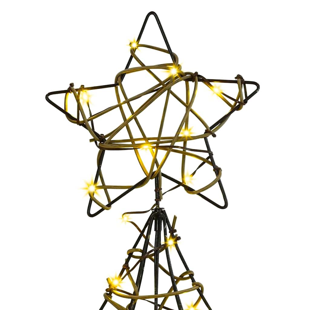 Juletre med 120 LED Varmhvit 150 cm Rotting