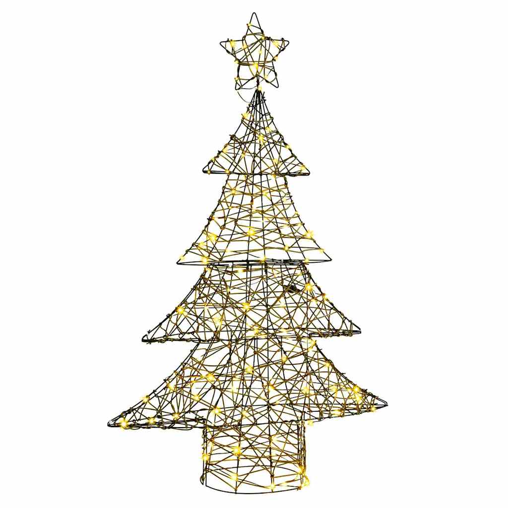 Juletre med 120 LED Varmhvit 150 cm Rotting