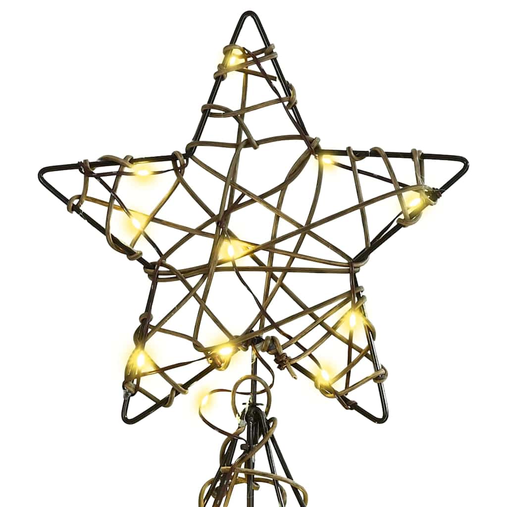 Juletre med 160 LED Varmhvit 150 cm Rotting