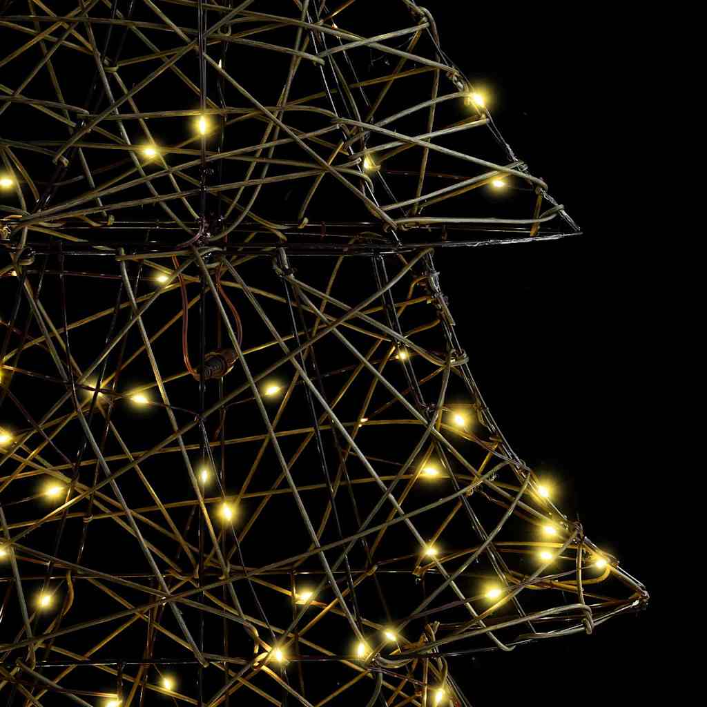 Juletre med 160 LED Varmhvit 150 cm Rotting