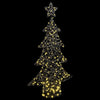 Juletre med 160 LED Varmhvit 150 cm Rotting