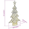 Juletre med 160 LED Varmhvit 150 cm Rotting