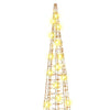 Juletre med 90 LED 3 pcs Varmhvit 20 x 20 x 80 cm PET