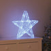 3D Stjerne med 50 LED Kaldhvit 55 x 53,5 x 10 cm Akryl