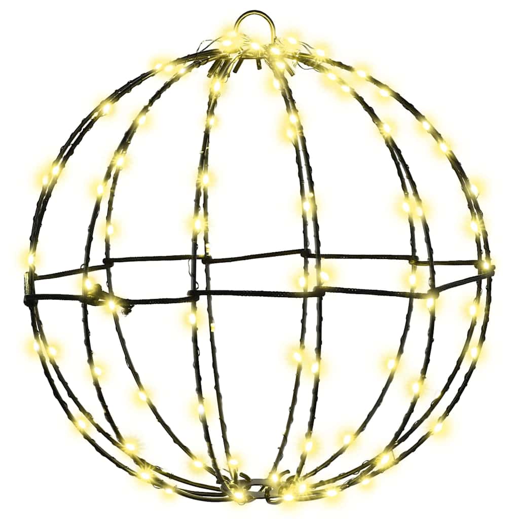 Kule med 96 LED Varmhvit 30 cm Metall
