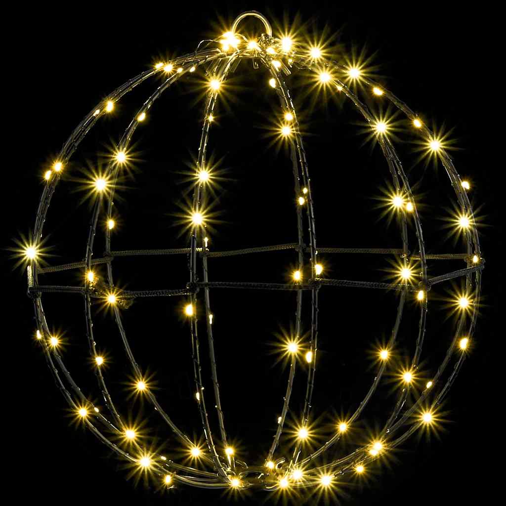 Kule med 96 LED Varmhvit 30 cm Metall